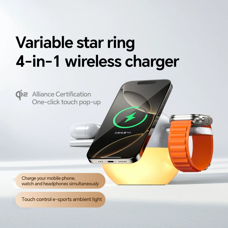 MEKO-Variable star ring 4-in-1 wireless charger