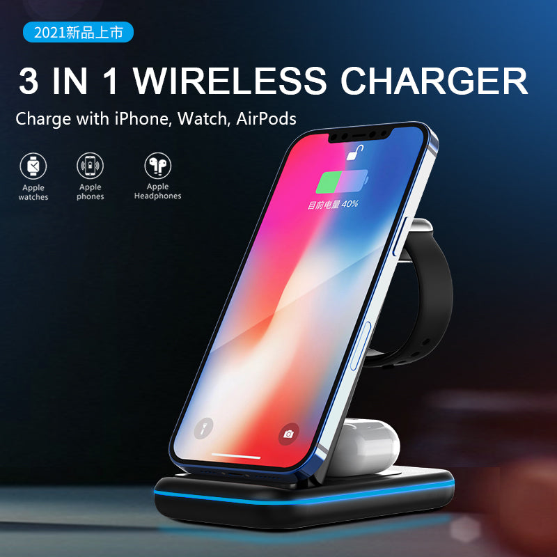 3 in 1 Foldable Wireless Charger