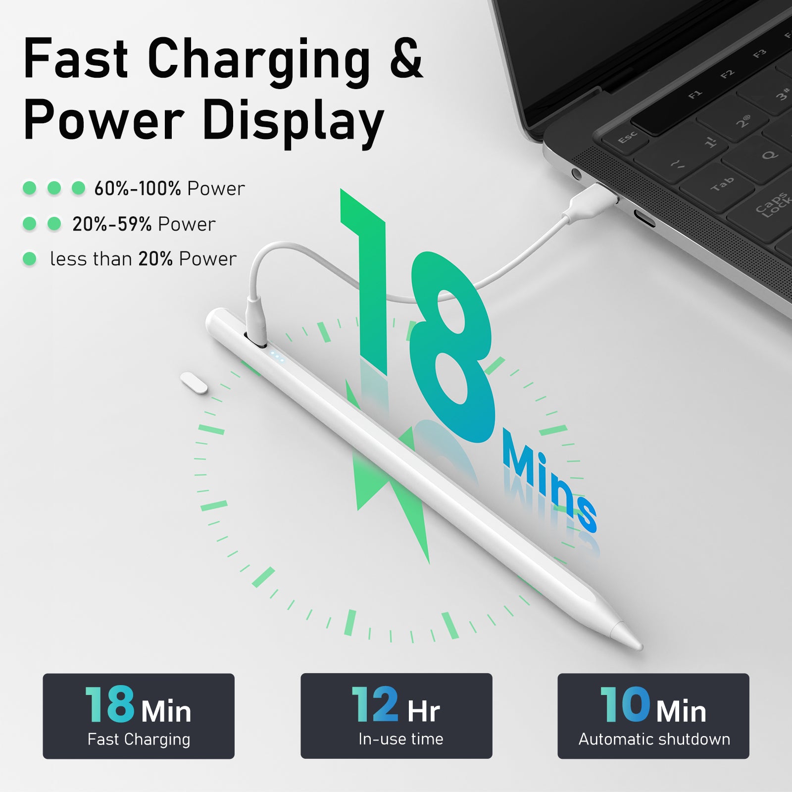 MEKO Find My Pencil For Apple iPad 2018-2025