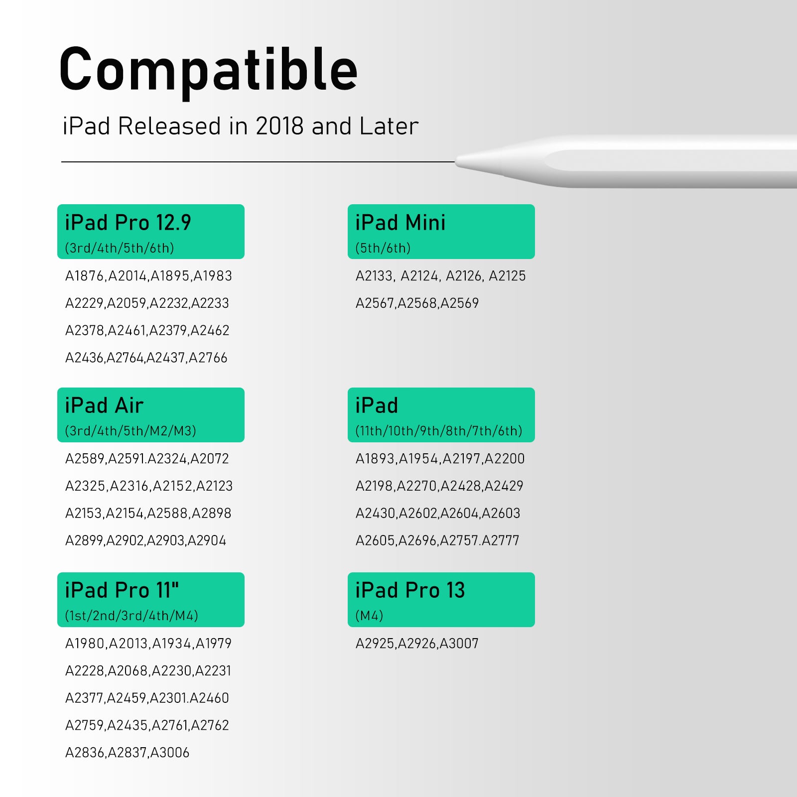 MEKO Find My Pencil For Apple iPad 2018-2025