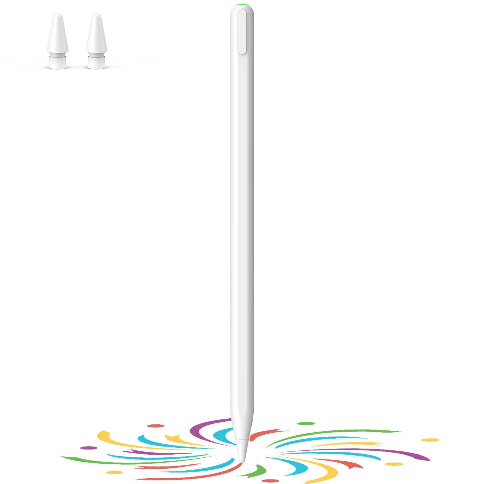 MEKO Fast Charging Active Stylus Pen – Long Battery Life Touchscreen Pencil with 2 Replacement Tips