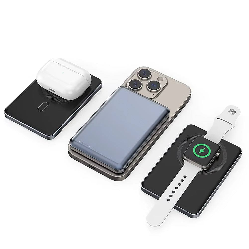 Three-in-one wireless charging & 10,000 mah super power charging