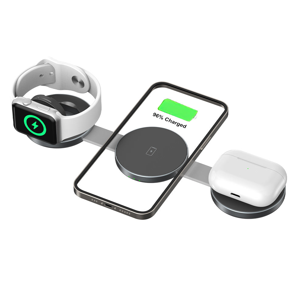 🎁Foldable 3-in-1 Magnetic Wireless Charger
