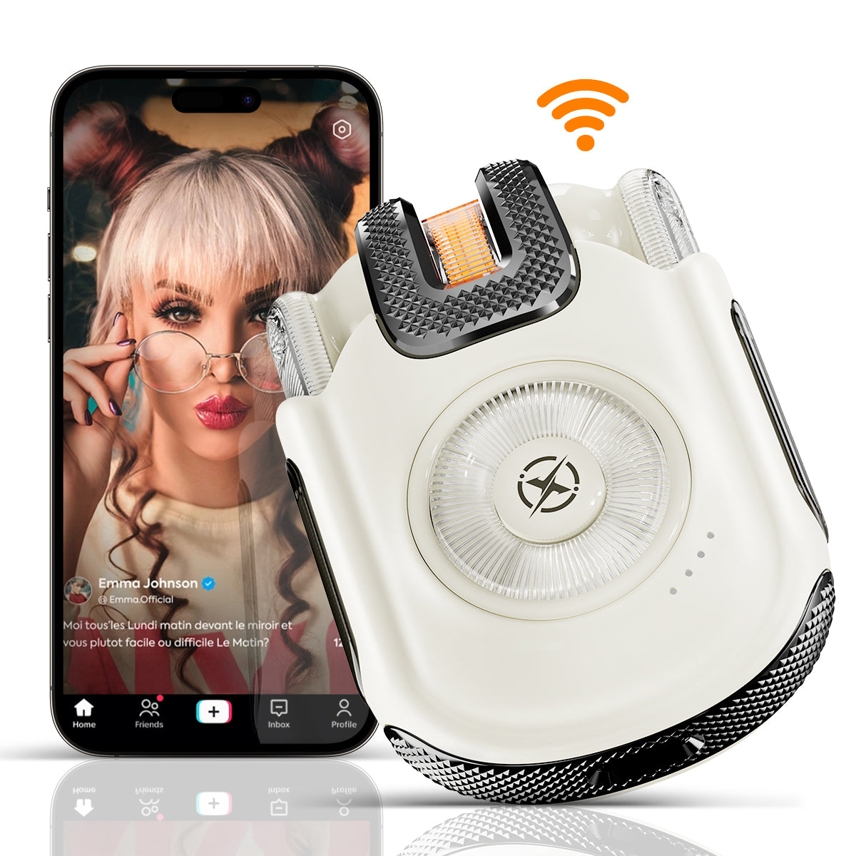 2 in 1 Bluetooth Headset and Phone Remote Control