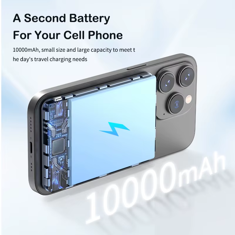 Three-in-one wireless charging & 10,000 mah super power charging