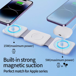 🎁Foldable 3-in-1 Magnetic Wireless Charger