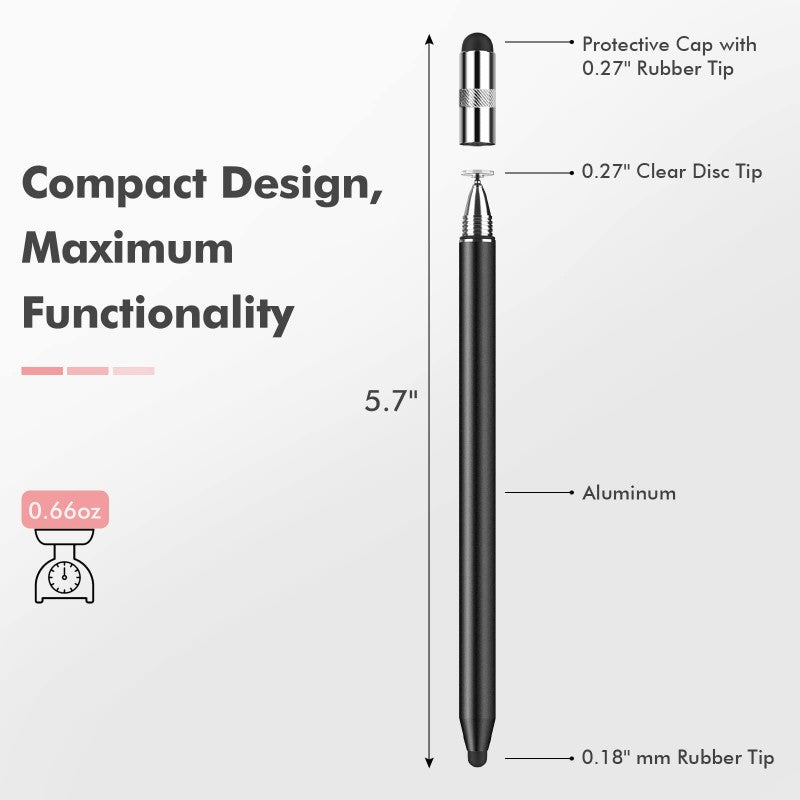 MEKO three-in-one silicone extended suction cup pen