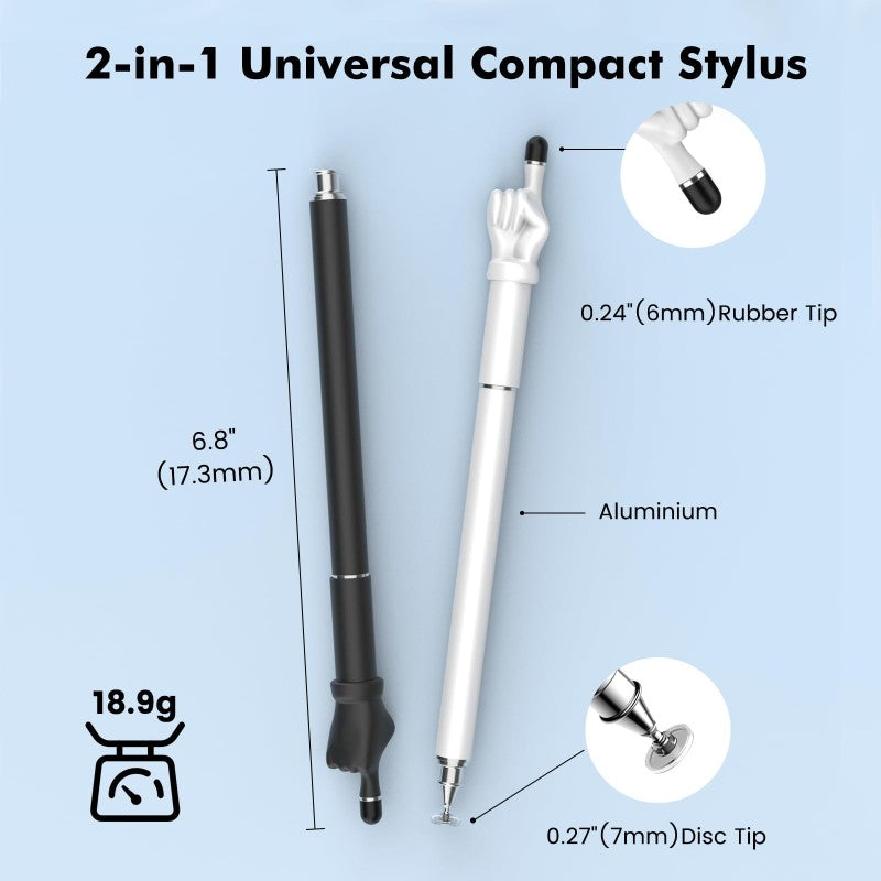 Meko 2-in-1 dual-tip stylus for all screens