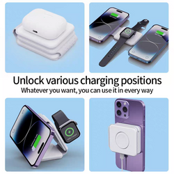 🎁Foldable 3-in-1 Magnetic Wireless Charger