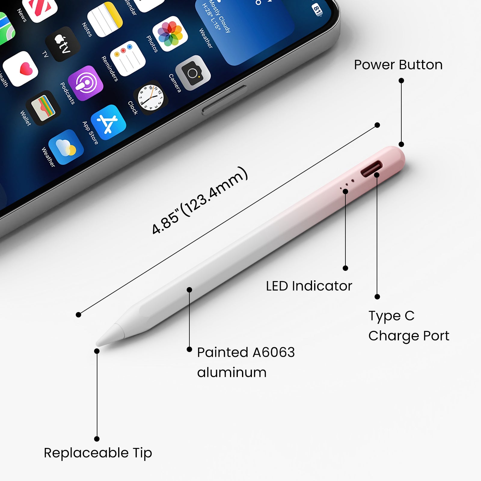 MINI Fast charging gradient-color children's pen
