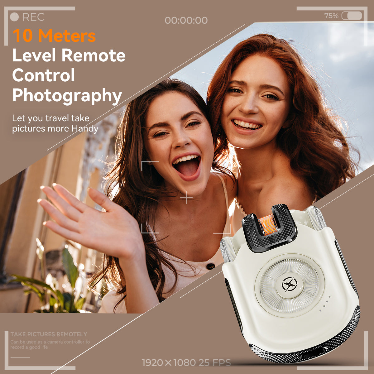 2 in 1 Bluetooth Headset and Phone Remote Control