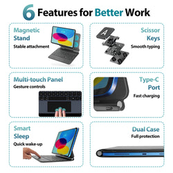 MEKO Original Magic keyboard for iPad