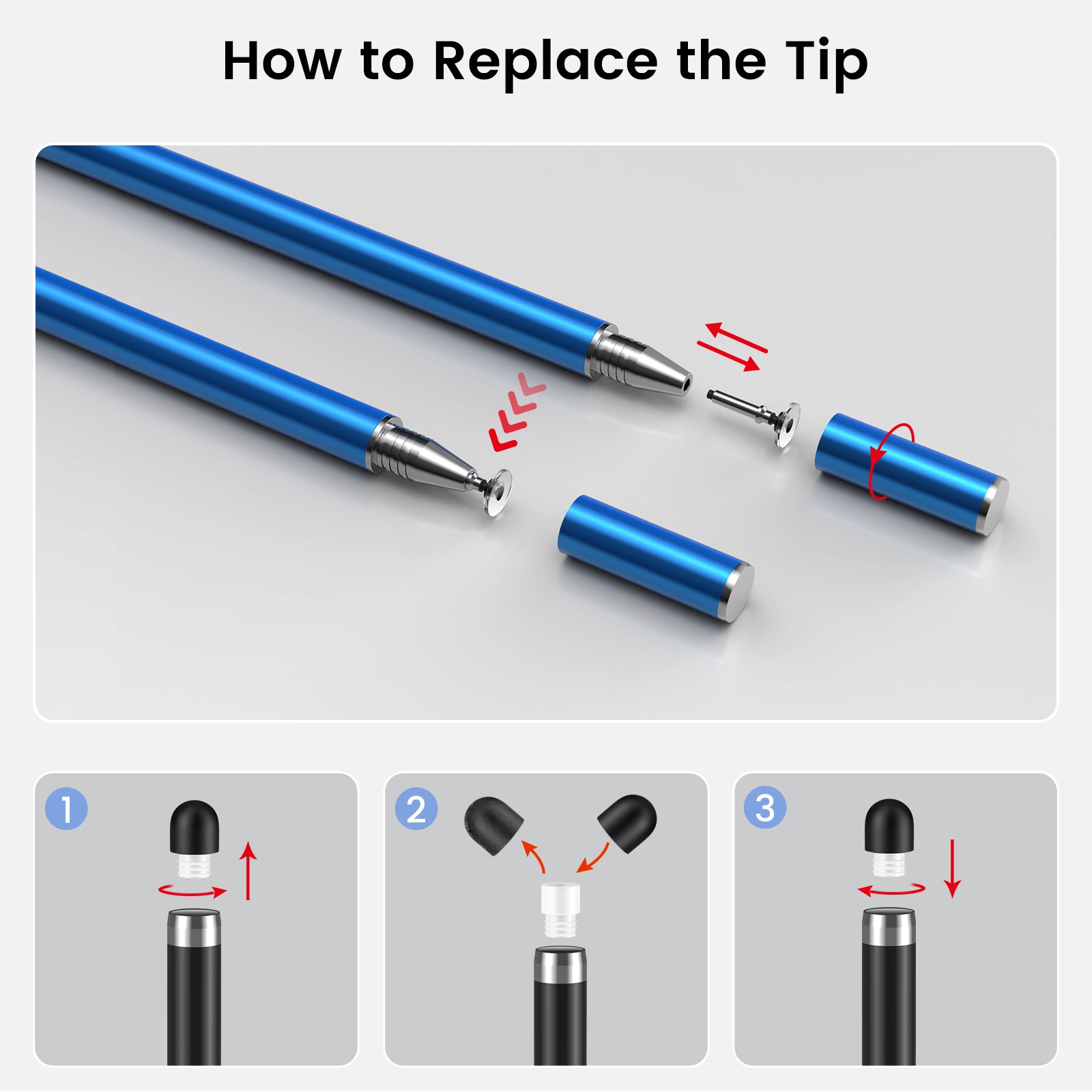 MEKO Universal Disc Stylus Pens